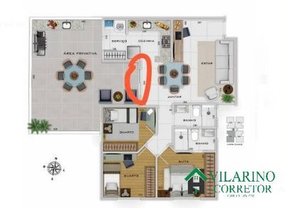 Apartamento, 3 quartos, 75 m² - Foto 3