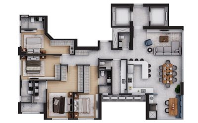 Apartamento, 4 quartos, 181 m² - Foto 5