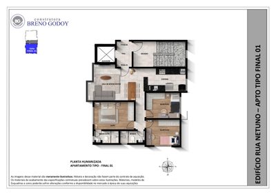 Apartamento, 3 quartos, 68 m² - Foto 5