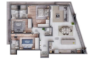 Apartamento, 3 quartos, 108 m² - Foto 5