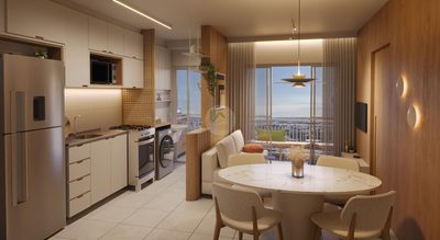 Apartamento, 2 quartos, 45 m² - Foto 3