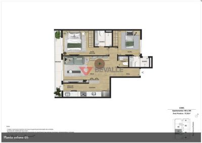 Apartamento, 2 quartos, 70 m² - Foto 4