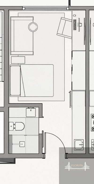 Apartamento, 1 quarto, 22 m² - Foto 5
