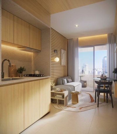Apartamento, 1 quarto, 30 m² - Foto 1