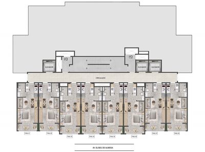 Apartamento, 1 quarto, 33 m² - Foto 2