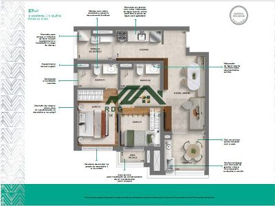 Apartamento, 2 quartos, 58 m² - Foto 5