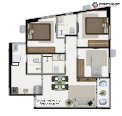 Apartamento, 3 quartos - Foto 2
