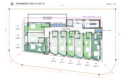 Apartamento, 1 quarto, 23 m² - Foto 2