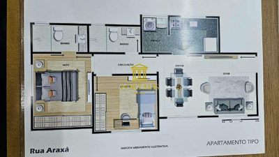 Apartamento, 2 quartos, 56 m² - Foto 4