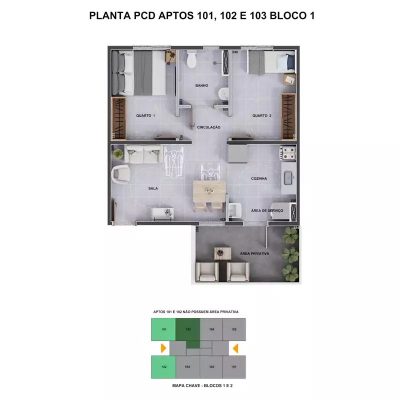 Apartamento, 2 quartos - Foto 5