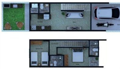 Casa, 2 quartos, 67 m² - Foto 3