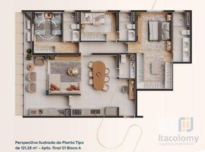 Apartamento, 3 quartos, 120 m² - Foto 2