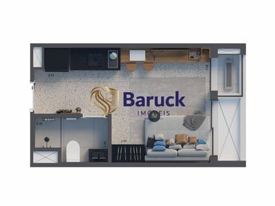 Apartamento, 1 quarto - Foto 2