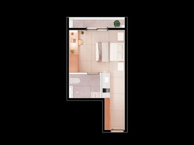 Kitnet-Studio, 17 m² - Foto 4