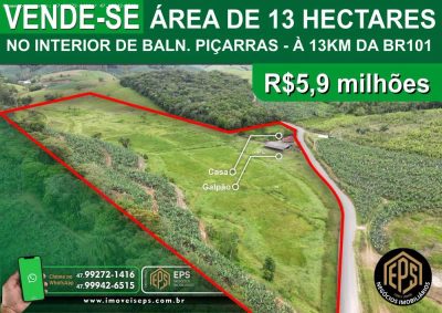 Chácara, 13 hectares - Foto 1
