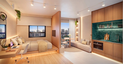 Apartamento, 1 quarto, 22 m² - Foto 4