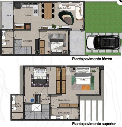 Casa de Condomínio, 3 quartos - Foto 4