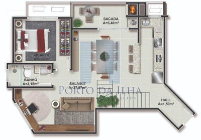 Apartamento, 3 quartos, 93 m² - Foto 3