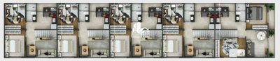 Casa, 2 quartos, 43 m² - Foto 4