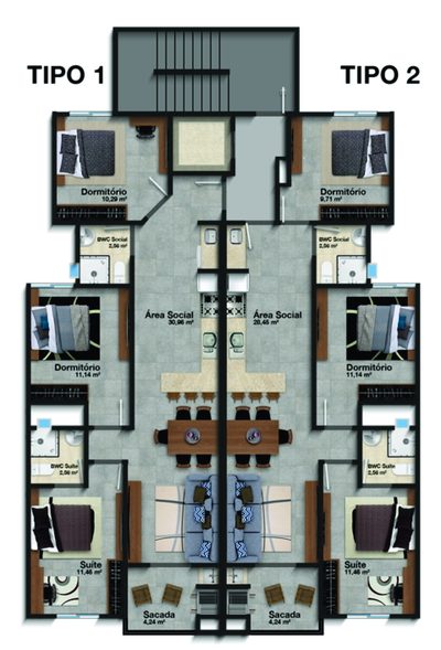 Apartamento, 3 quartos, 84 m² - Foto 4