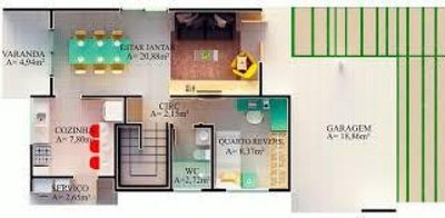 Casa de Condomínio, 4 quartos - Foto 3