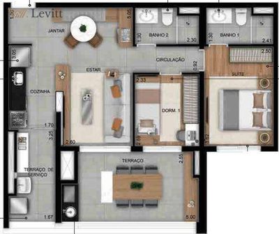 Apartamento, 77 m² - Foto 5