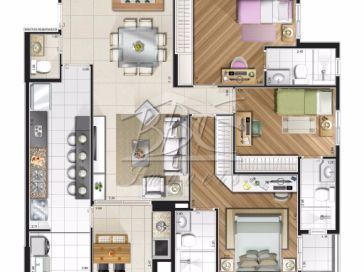 Apartamento, 3 quartos, 107 m² - Foto 3