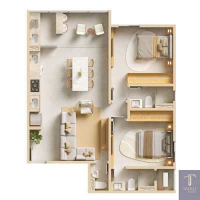 Apartamento, 2 quartos, 71 m² - Foto 3