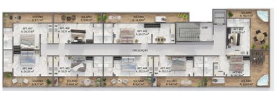 Cobertura, 1 quarto, 34 m² - Foto 4