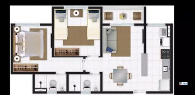 Apartamento, 2 quartos, 47 m² - Foto 5
