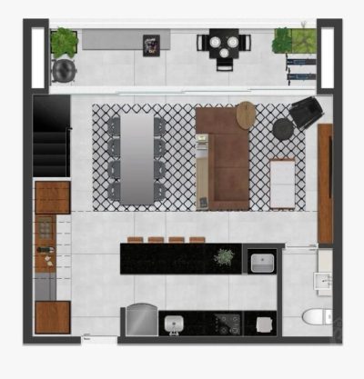 Apartamento, 1 quarto, 78 m² - Foto 5