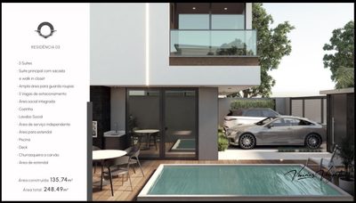 Sobrado, 3 quartos, 135 m² - Foto 1