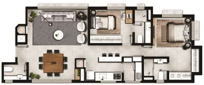 Apartamento, 2 quartos, 81 m² - Foto 4