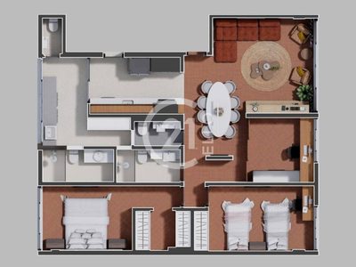 Apartamento, 2 quartos, 123 m² - Foto 2