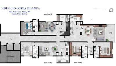 Apartamento, 2 quartos, 100 m² - Foto 3