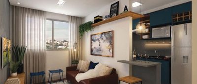 Apartamento, 2 quartos, 43 m² - Foto 2