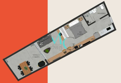 Apartamento, 1 quarto, 59 m² - Foto 5