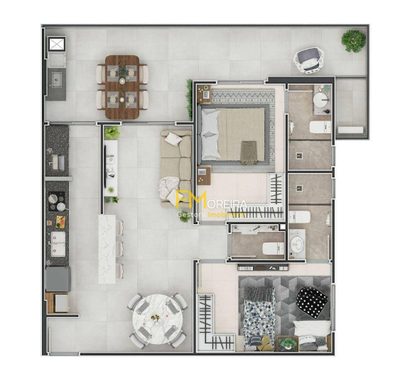 Apartamento, 2 quartos, 86 m² - Foto 2