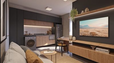 Apartamento, 1 quarto, 25 m² - Foto 3