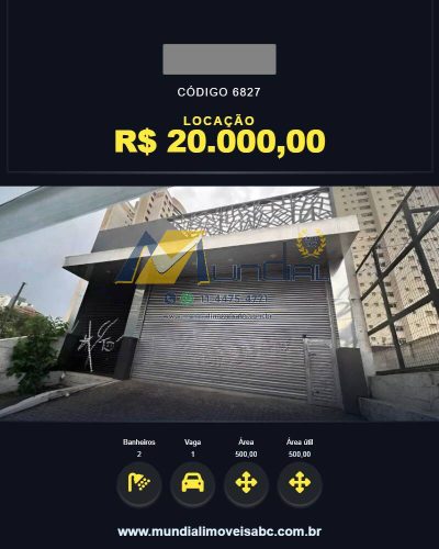 Depósito-Galpão, 500 m² - Foto 1