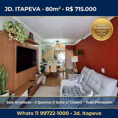 Apartamento, 3 quartos, 80 m² - Foto 1