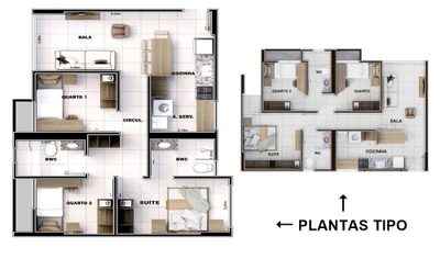 Apartamento, 3 quartos - Foto 4