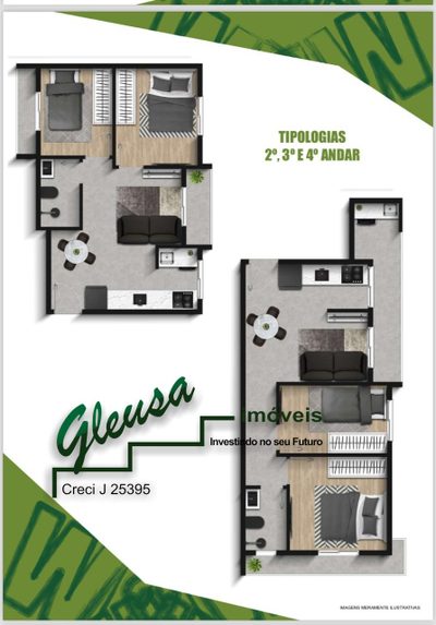 Apartamento, 2 quartos, 34 m² - Foto 4