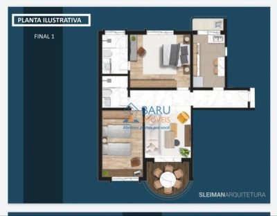 Apartamento, 2 quartos, 80 m² - Foto 3