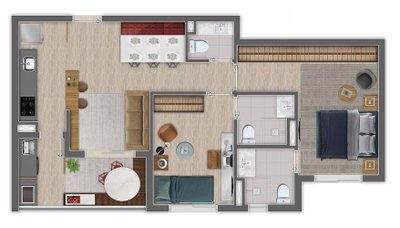 Apartamento, 2 quartos, 64 m² - Foto 5