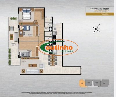 Apartamento, 3 quartos, 91 m² - Foto 3