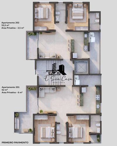 Apartamento, 2 quartos, 69 m² - Foto 4
