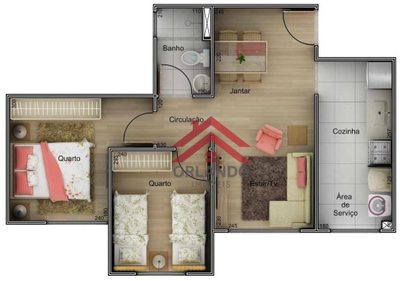 Apartamento, 2 quartos, 47 m² - Foto 5