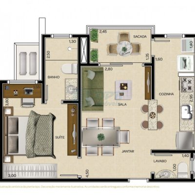 Apartamento, 45 m² - Foto 4