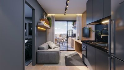 Apartamento, 1 quarto, 32 m² - Foto 5